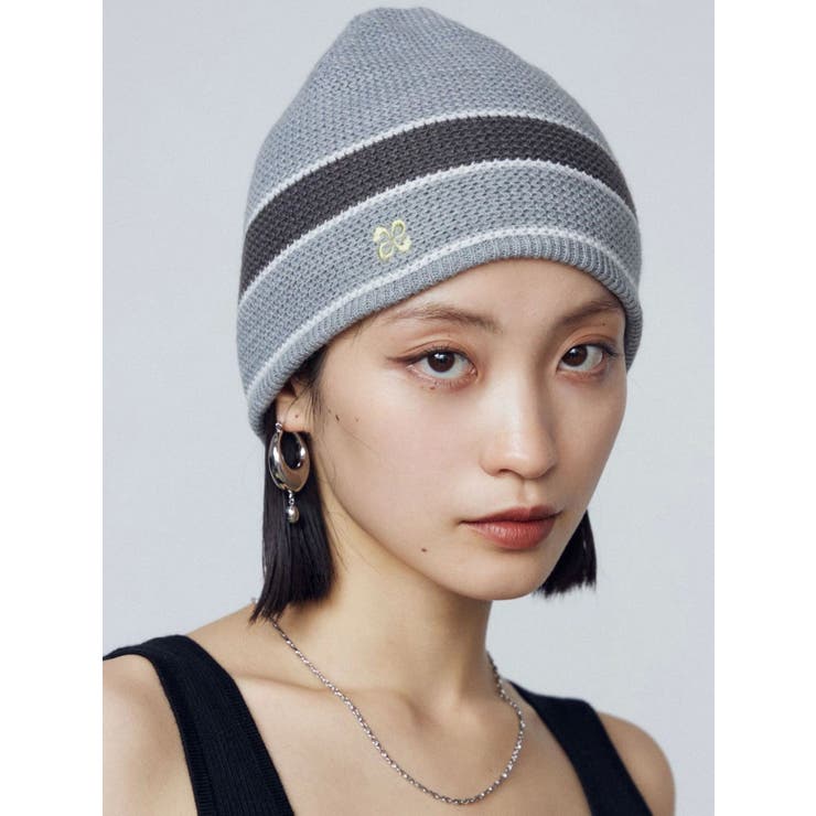 リバーシブルラインビーニー | EMODA | 詳細画像3 