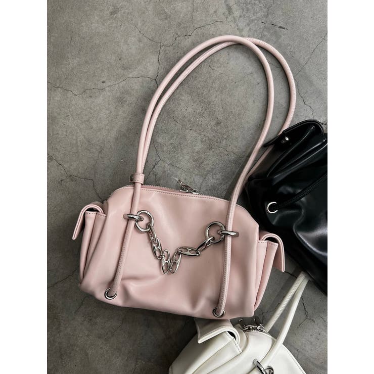 ピンク | ロングハンドルチェーンバッグ | EMODA