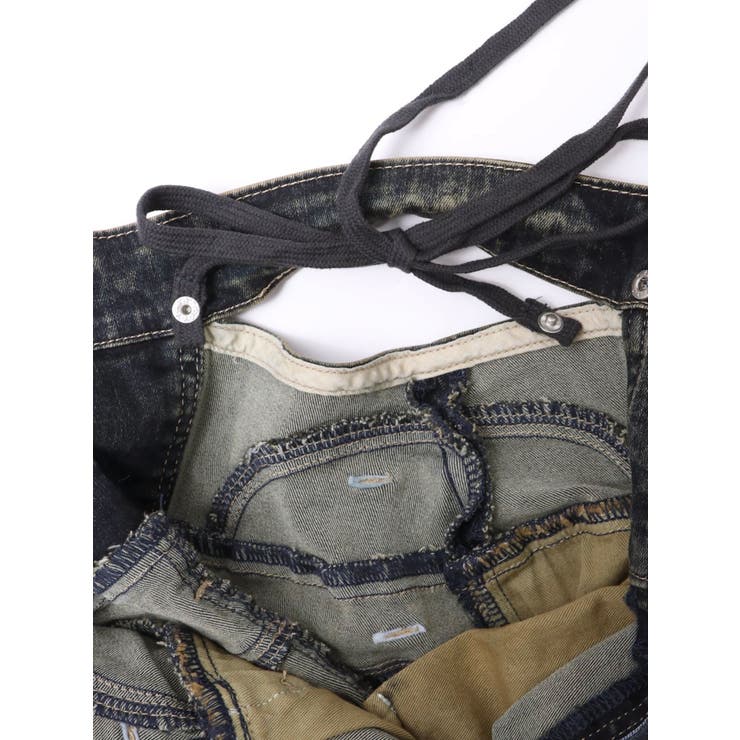 サイドオープンハイウエストフレアパギンス | EMODA | 詳細画像48 