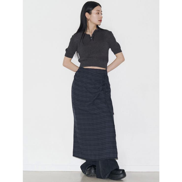 【VEQUM】SHEER DRY POLO KNIT | EMODA | 詳細画像18 
