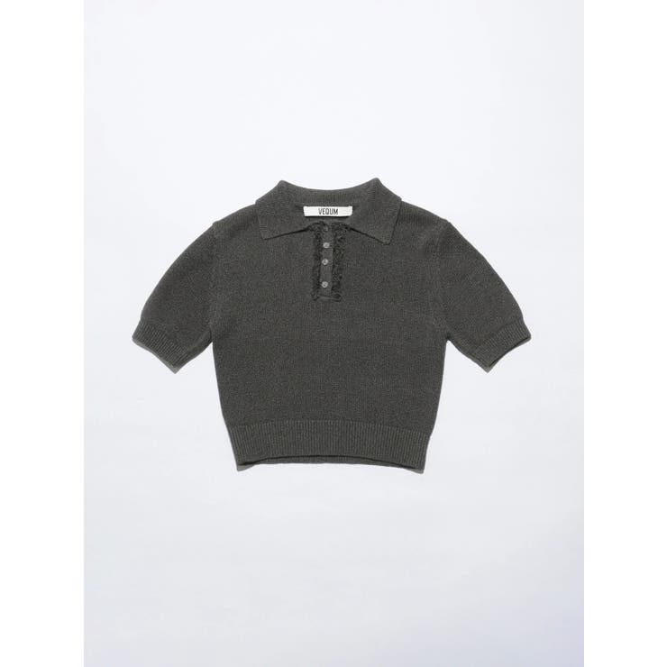 【VEQUM】SHEER DRY POLO KNIT | EMODA | 詳細画像20 
