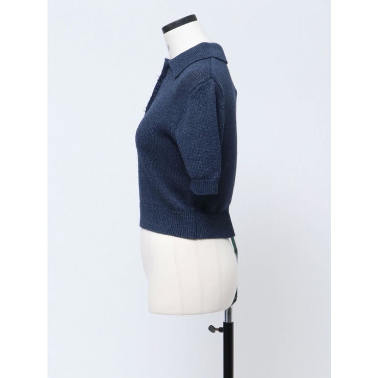 【VEQUM】SHEER DRY POLO KNIT | EMODA | 詳細画像23 