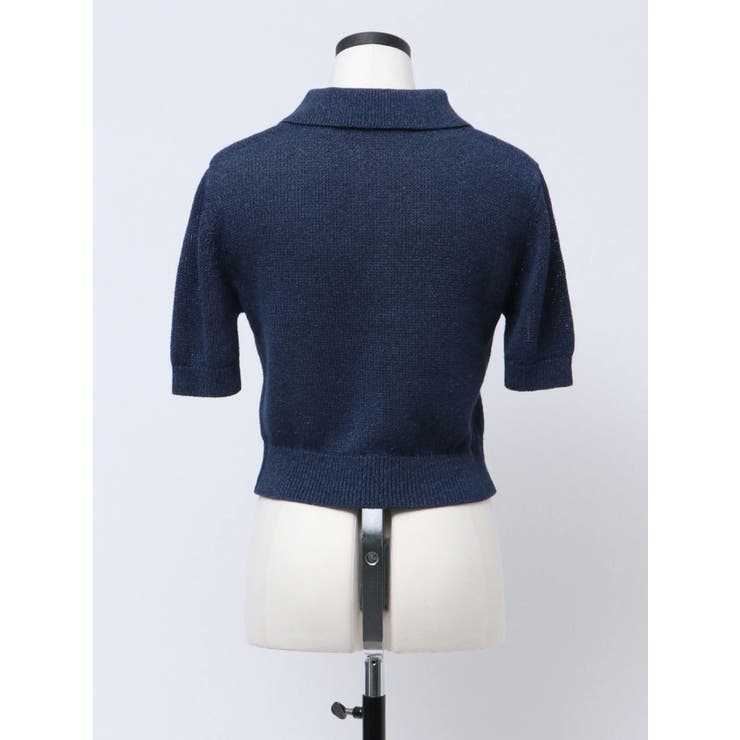 【VEQUM】SHEER DRY POLO KNIT | EMODA | 詳細画像24 