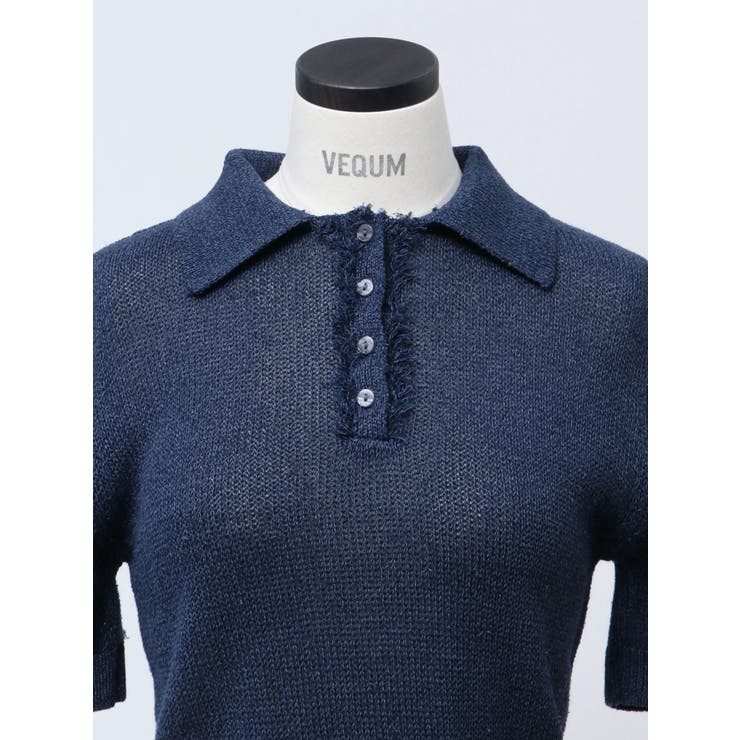【VEQUM】SHEER DRY POLO KNIT | EMODA | 詳細画像25 