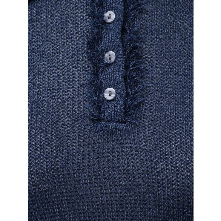 【VEQUM】SHEER DRY POLO KNIT | EMODA | 詳細画像28 