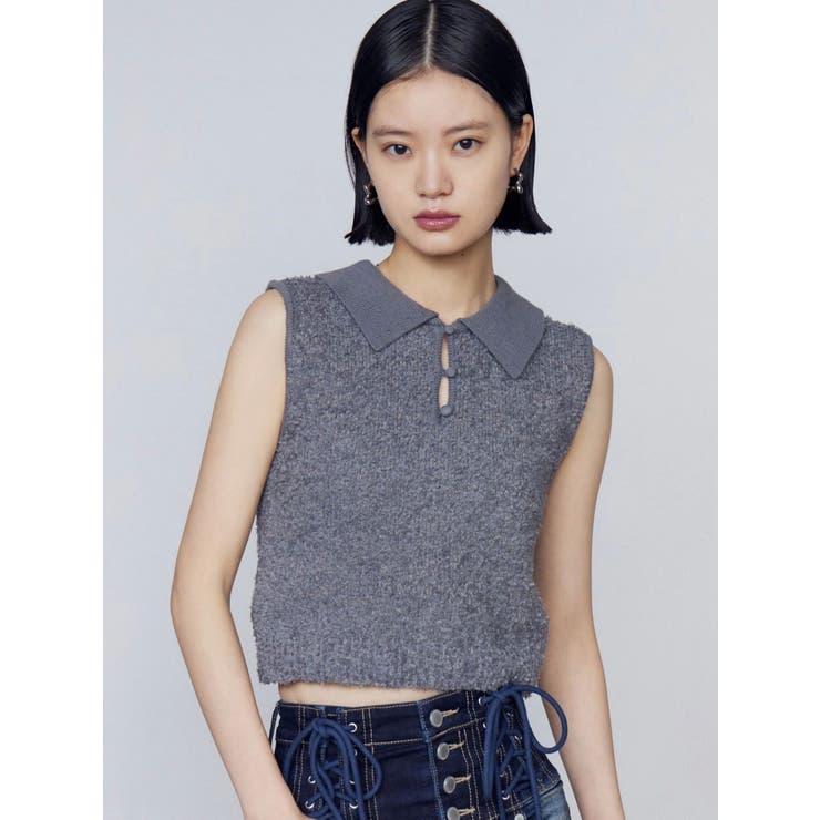 フリンジヤーンタンクトップ[品番：MKSW0064768]｜EMODA（エモダ