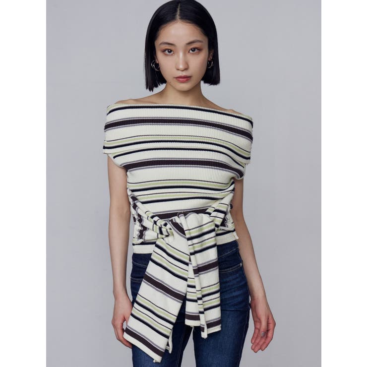 リボンオフショルダートップ | EMODA | 詳細画像12 