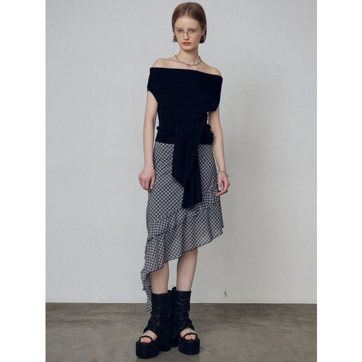 リボンオフショルダートップ | EMODA | 詳細画像25 