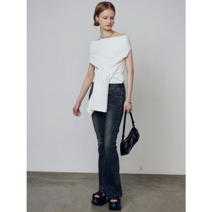 リボンオフショルダートップ | EMODA | 詳細画像27 