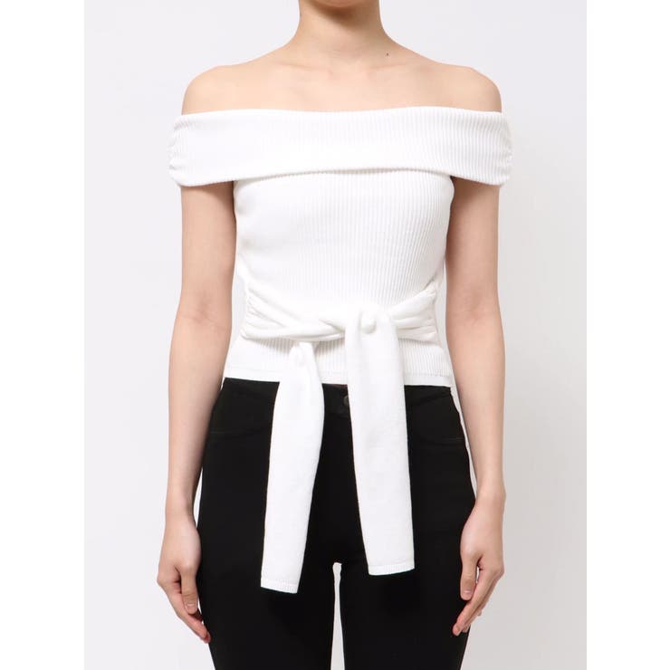 リボンオフショルダートップ | EMODA | 詳細画像30 