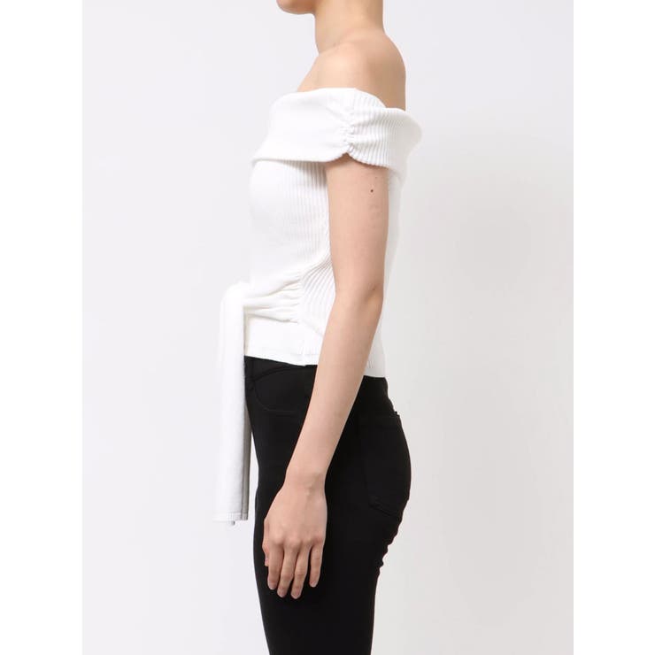 リボンオフショルダートップ | EMODA | 詳細画像31 