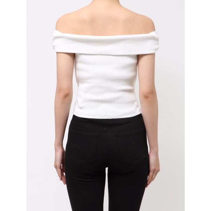 リボンオフショルダートップ | EMODA | 詳細画像32 