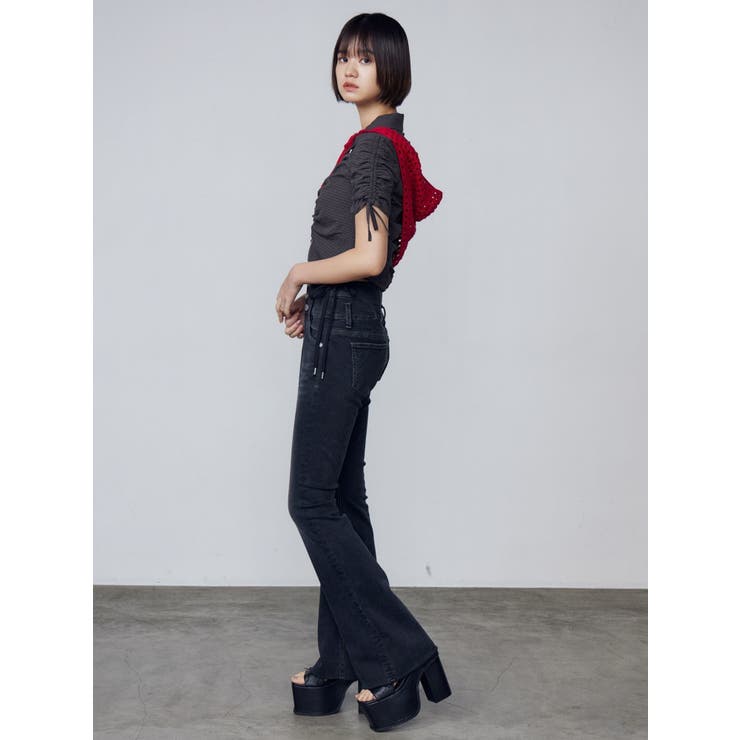 ギャザージップシャツトップ | EMODA | 詳細画像11 