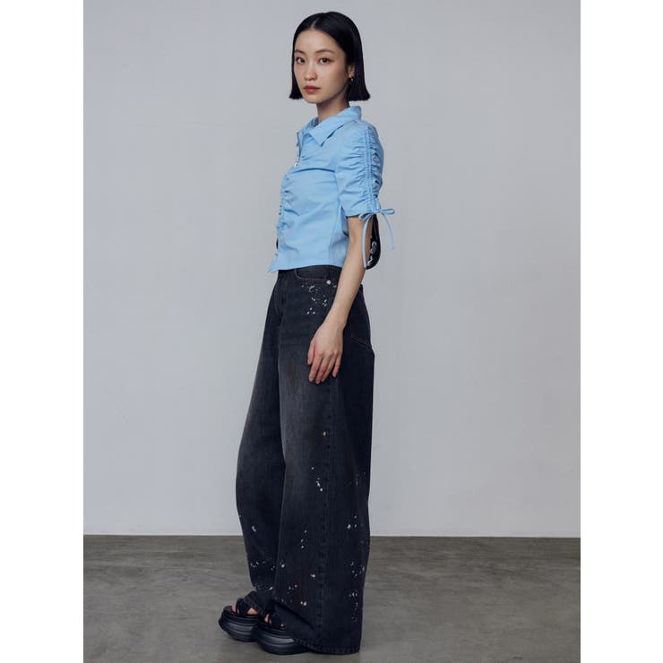 ギャザージップシャツトップ | EMODA | 詳細画像23 