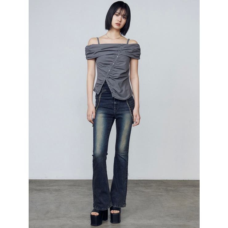 machatt オフショルダートップス（エクリュ） オフショルダートップス（エクリュ） | MACHATT ONLINE STORE