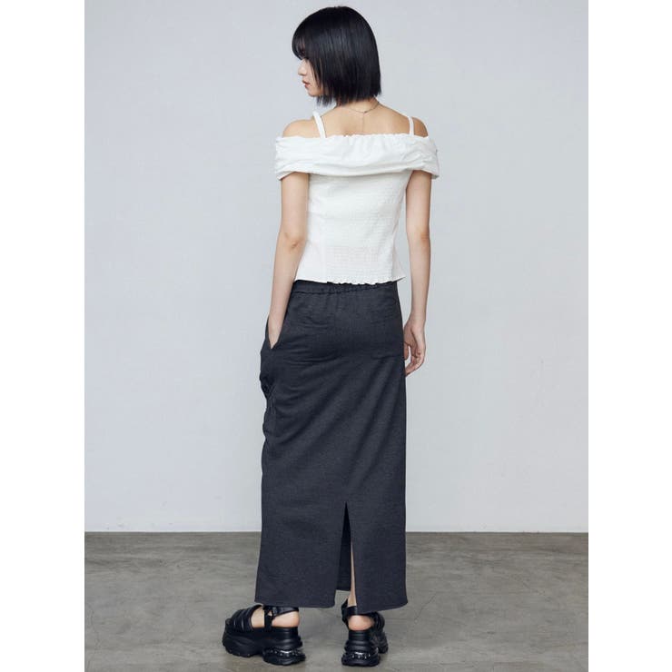 オフショルダーボタントップ | EMODA | 詳細画像32 