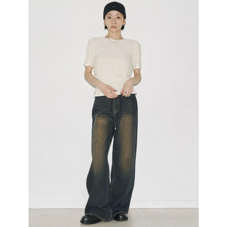 【VEQUM】WRINCLE LAYEREED TOPS | EMODA | 詳細画像14 