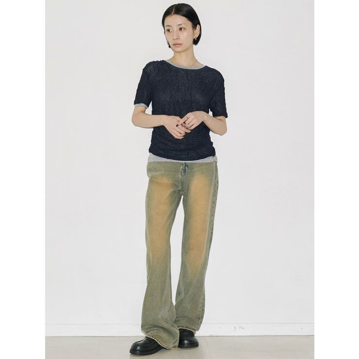 【VEQUM】WRINCLE LAYEREED TOPS | EMODA | 詳細画像20 