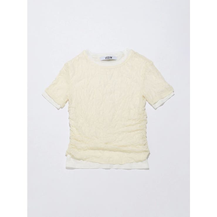 【VEQUM】WRINCLE LAYEREED TOPS | EMODA | 詳細画像21 