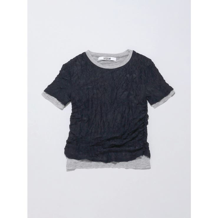 【VEQUM】WRINCLE LAYEREED TOPS | EMODA | 詳細画像22 