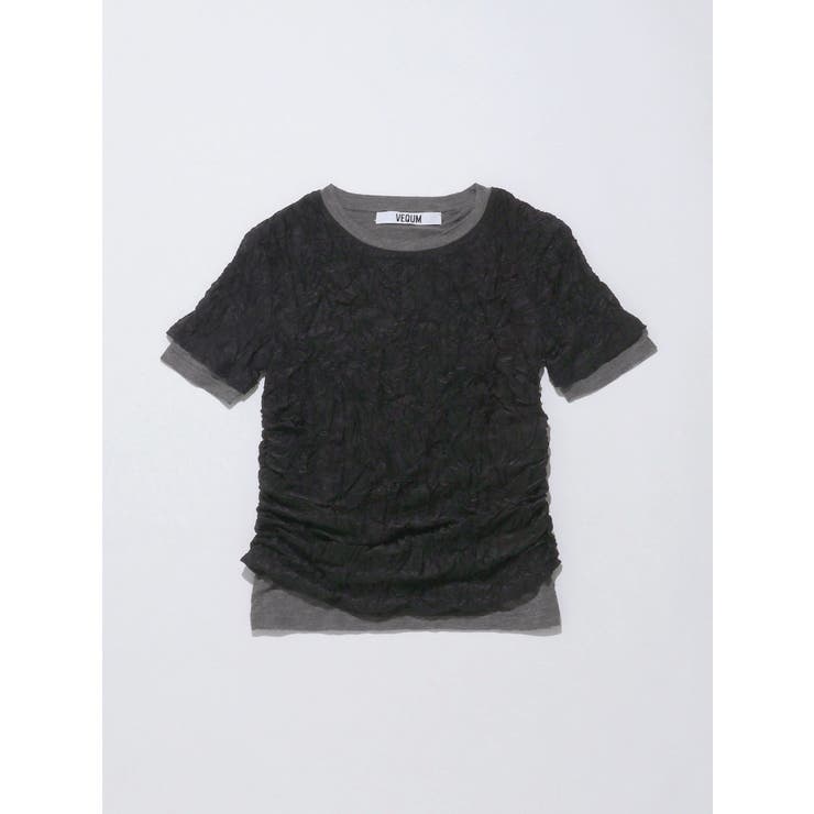 【VEQUM】WRINCLE LAYEREED TOPS | EMODA | 詳細画像23 
