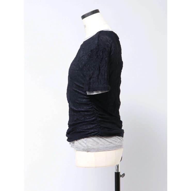 【VEQUM】WRINCLE LAYEREED TOPS | EMODA | 詳細画像25 