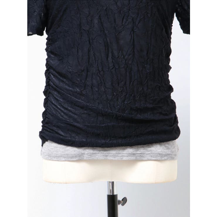【VEQUM】WRINCLE LAYEREED TOPS | EMODA | 詳細画像29 