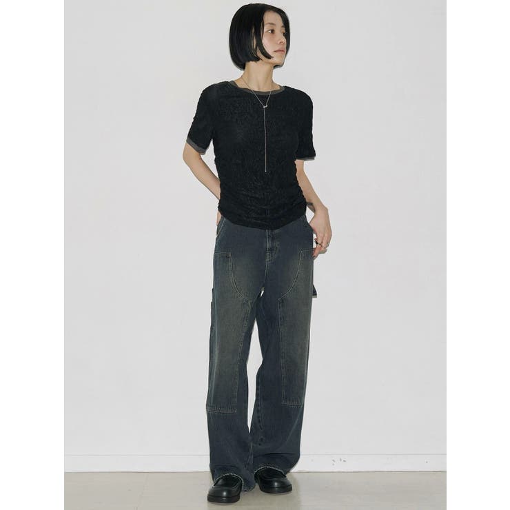 【VEQUM】WRINCLE LAYEREED TOPS | EMODA | 詳細画像6 