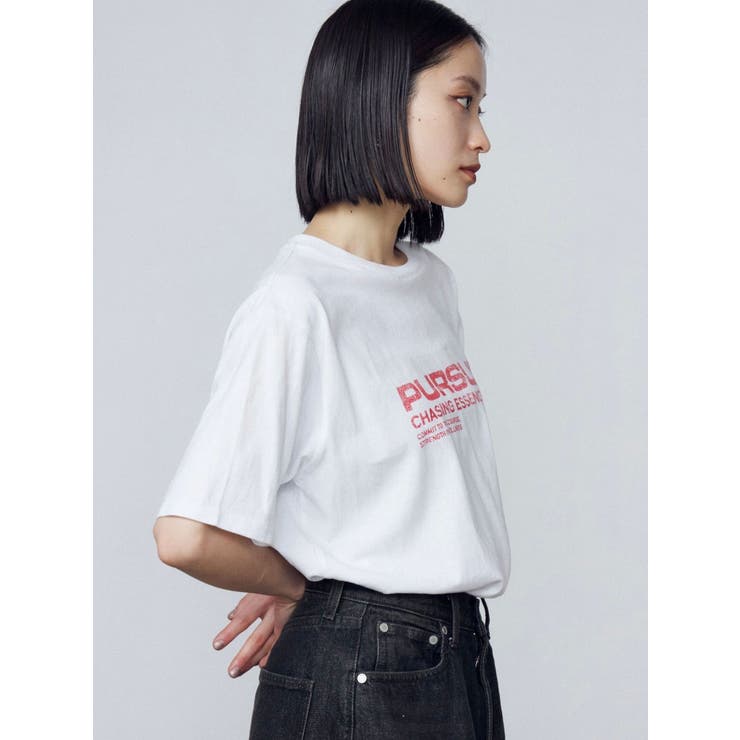 ロゴグラフィックTシャツ[品番：MKSW0064731]｜EMODA（エモダ