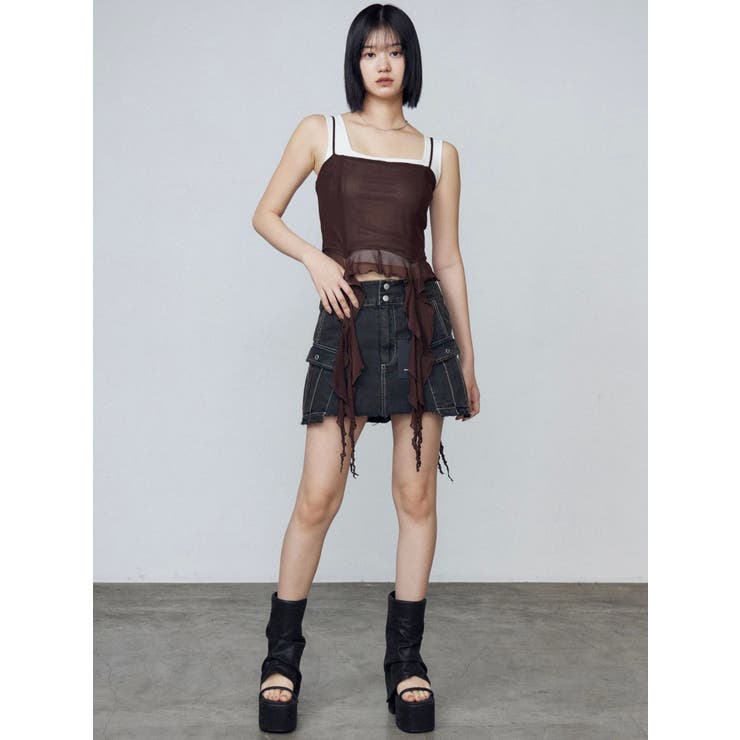 ハングラッフルキャミソール | EMODA | 詳細画像15 