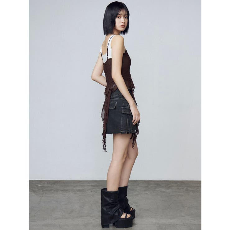 ハングラッフルキャミソール | EMODA | 詳細画像16 