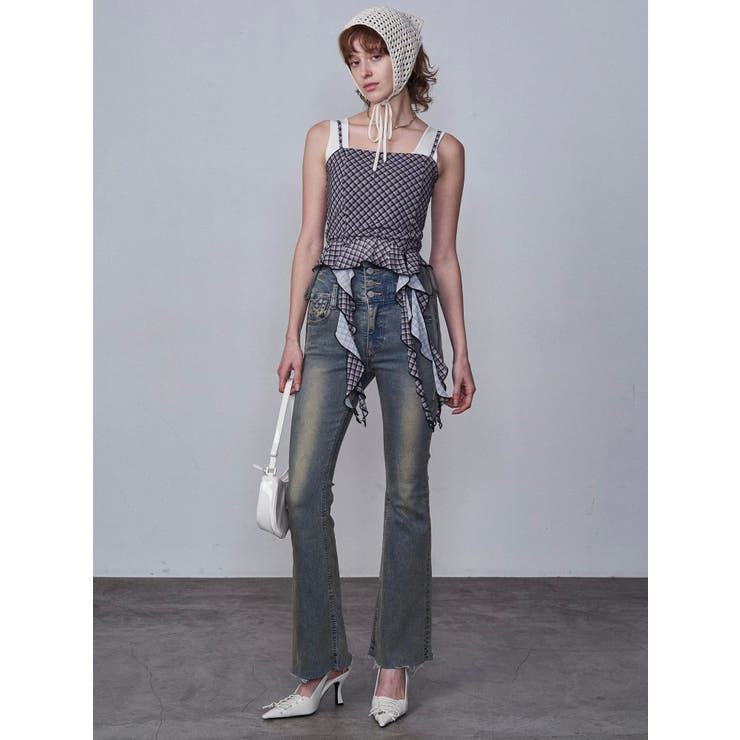 ハングラッフルキャミソール | EMODA | 詳細画像40 