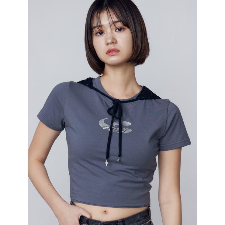 メタルアートTシャツ[品番：MKSW0063875]｜EMODA（エモダ）の