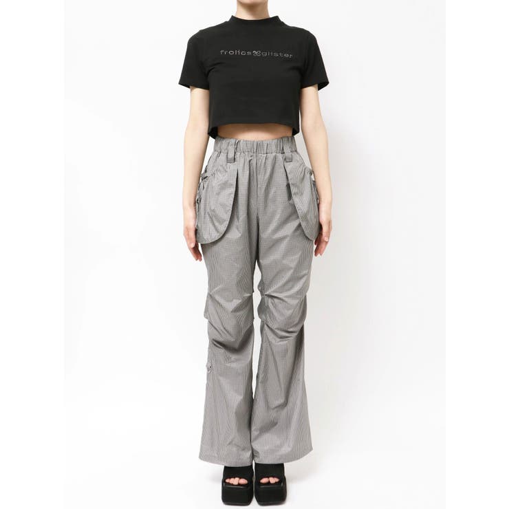 ハングポケットセミフレアパンツ | EMODA | 詳細画像10 