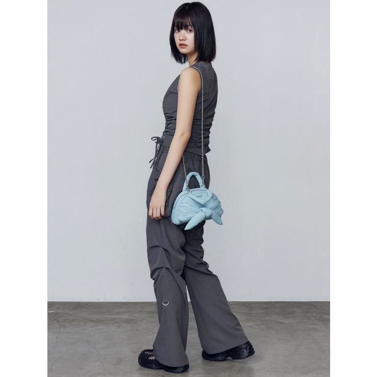 ハングポケットセミフレアパンツ | EMODA | 詳細画像20 