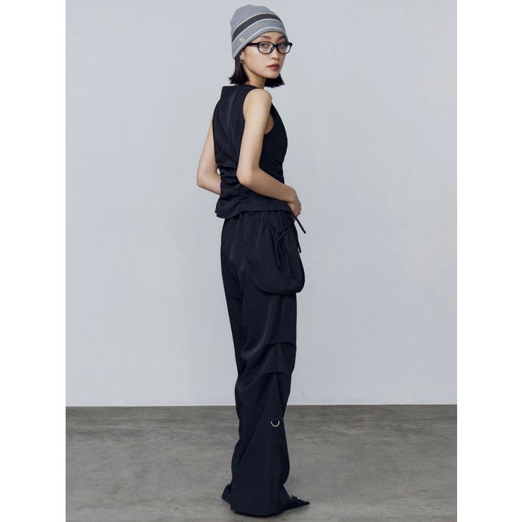 ハングポケットセミフレアパンツ | EMODA | 詳細画像23 