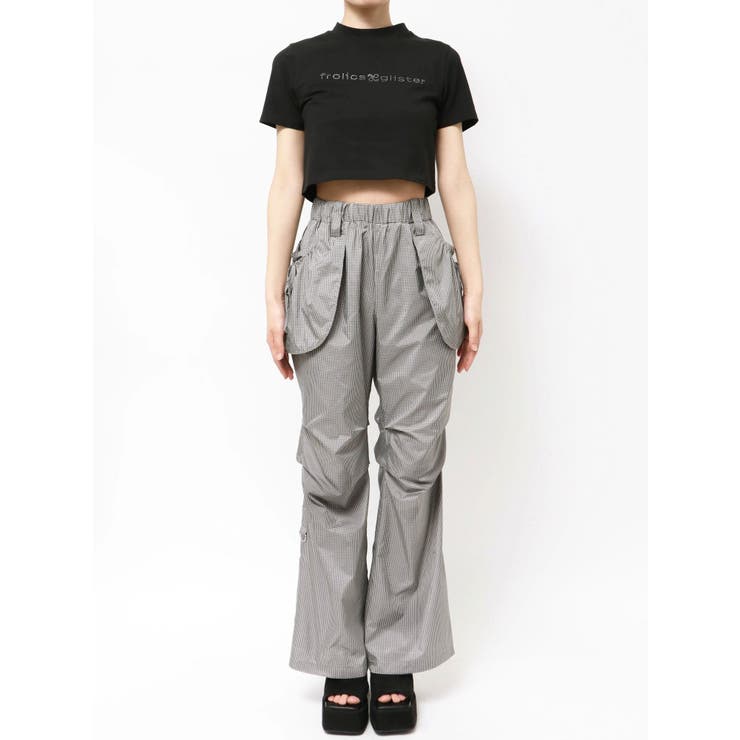 ハングポケットセミフレアパンツ | EMODA | 詳細画像36 