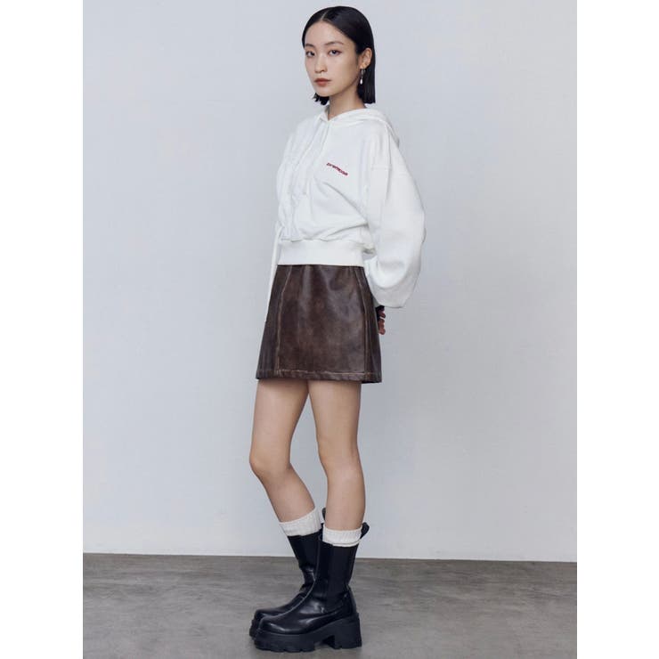 カーブウエストミニスカート | EMODA | 詳細画像15 