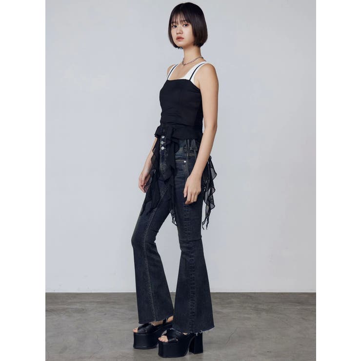 クロスバルキーフォームサンダル[品番：MKSW0065543]｜EMODA