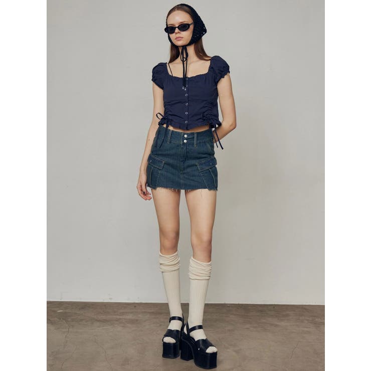 クロスバルキーフォームサンダル | EMODA | 詳細画像9 