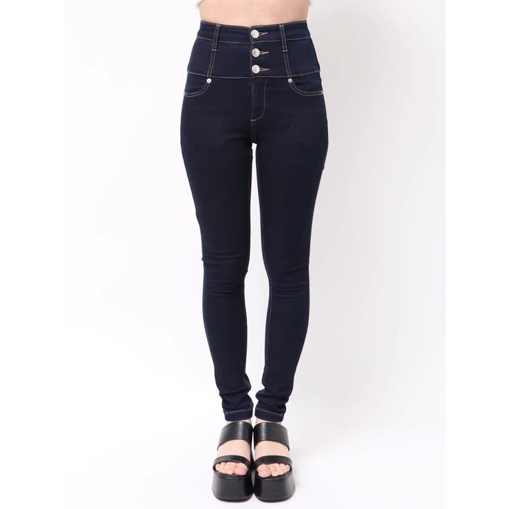 【ELDER】NUDEハイウエストデニム | EMODA | 詳細画像16 