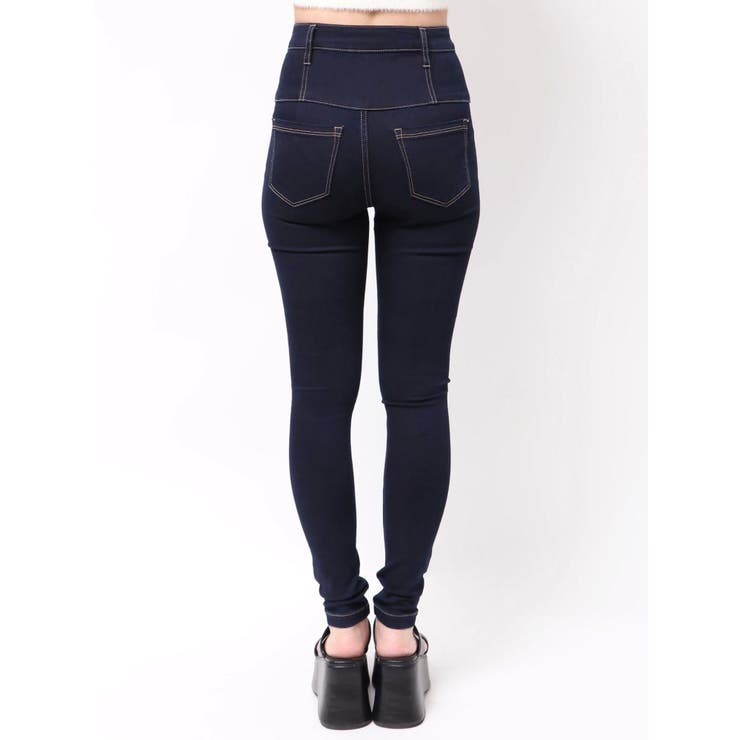 【ELDER】NUDEハイウエストデニム | EMODA | 詳細画像18 