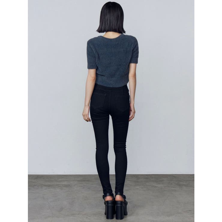 【ELDER】NUDEハイウエストデニム | EMODA | 詳細画像9 