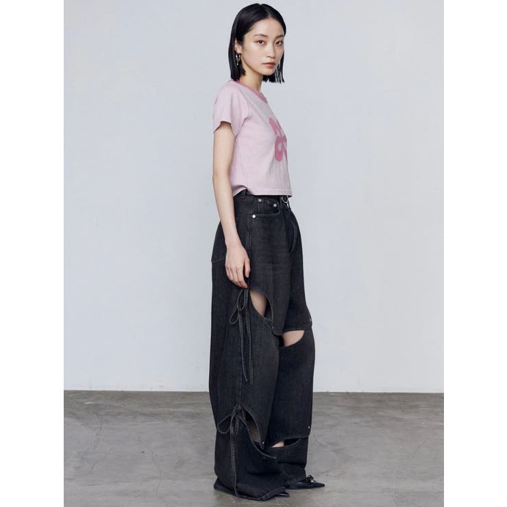 カットアウトルーズジーンズ | EMODA | 詳細画像40 