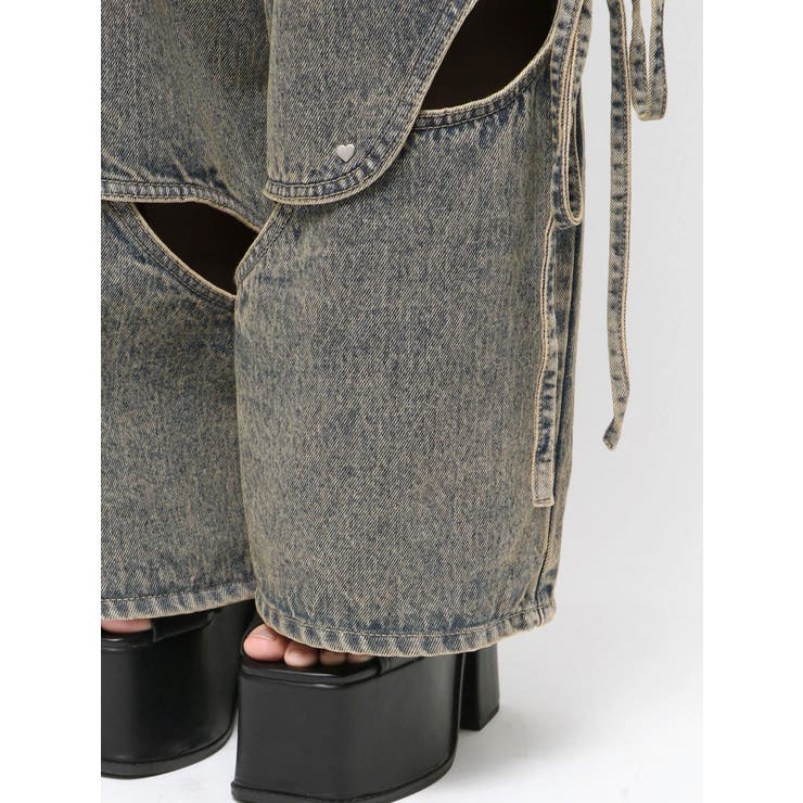 カットアウトルーズジーンズ | EMODA | 詳細画像49 