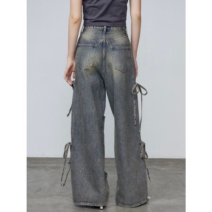 カットアウトルーズジーンズ | EMODA | 詳細画像6 