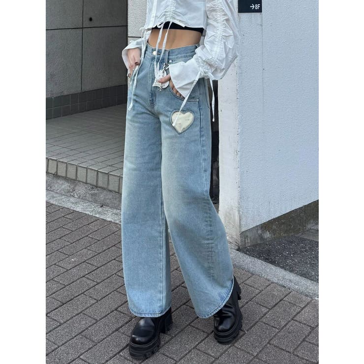 アイスブルー | ハートルーズジーンズ | EMODA