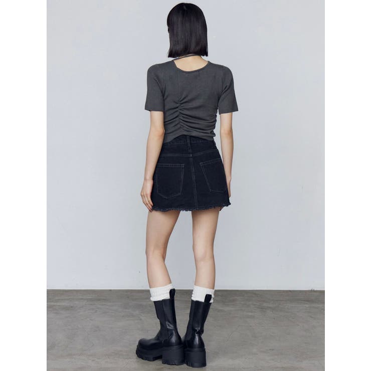 もえ ニットショートベスト – hellam