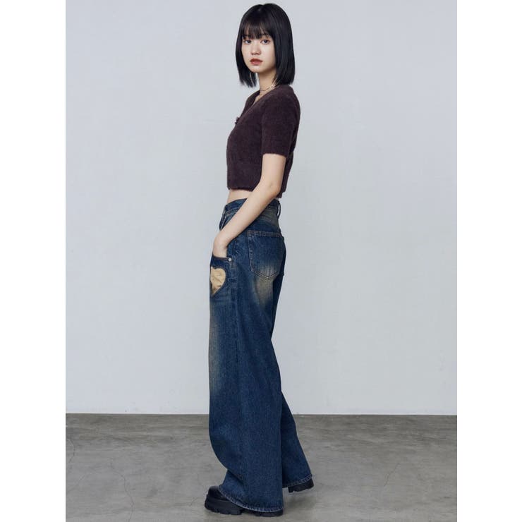 リボンチャームシャギーツインニット | EMODA | 詳細画像17 