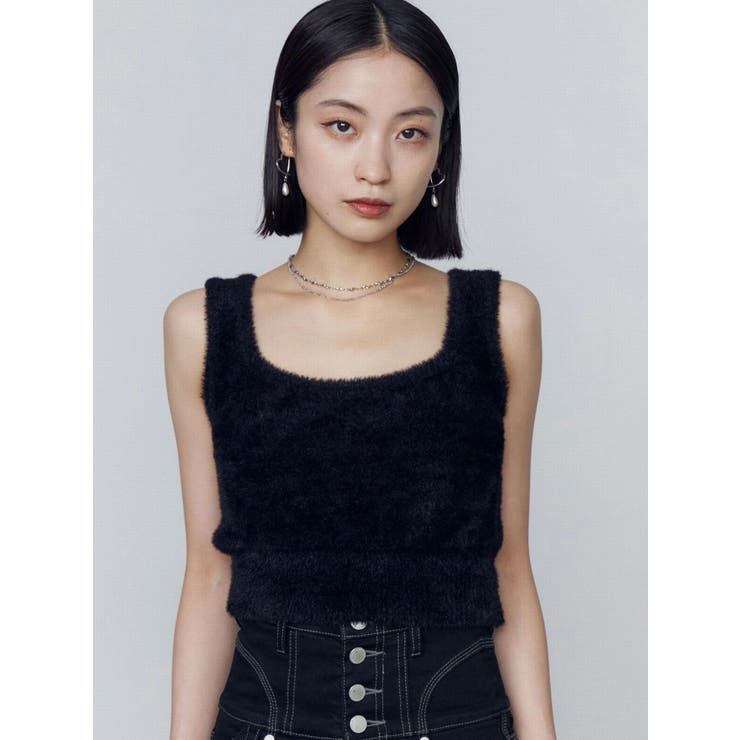 リボンチャームシャギーツインニット | EMODA | 詳細画像20 